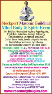 Stockport 2nd/3rd September 2023